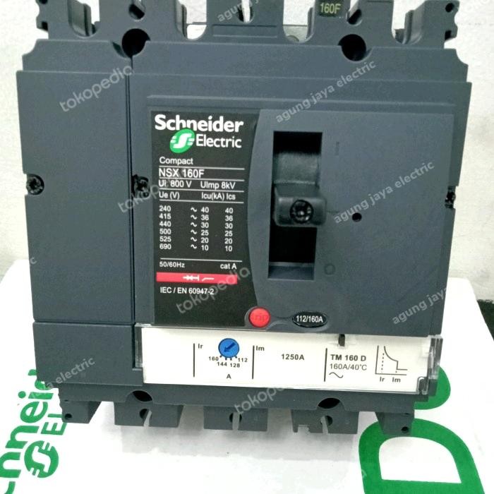 Terbagus Schneider Mccb Nsx 160F Nsx 4P 160A Lv430640 36Ka 4P Pole