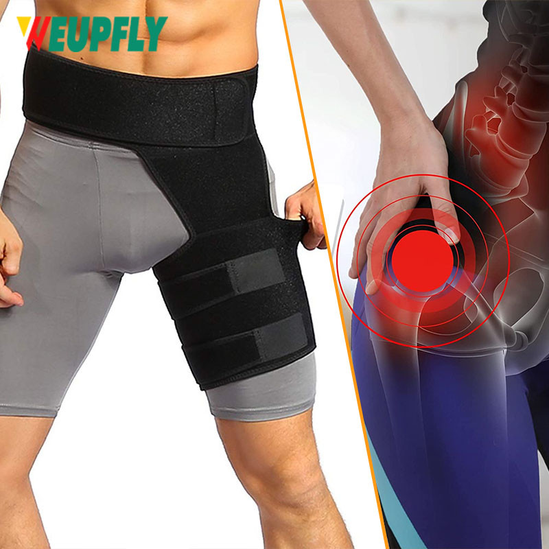 Hip Brace,Sciatica Pain Relief Brace,Thigh/Hamstring Compression Support,Lower Back Support Brace,Un
