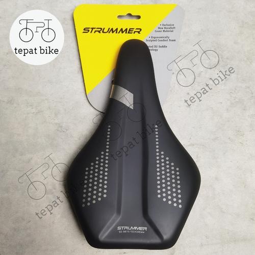 Sadel Strummer SD-8975 Bicycle Saddle Roadbike Seli Empuk Short Nose Strummer 8975
