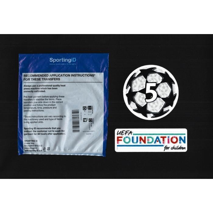 Patch Starball Champions x 5 + UFOUN. Original Patch for Jersey.