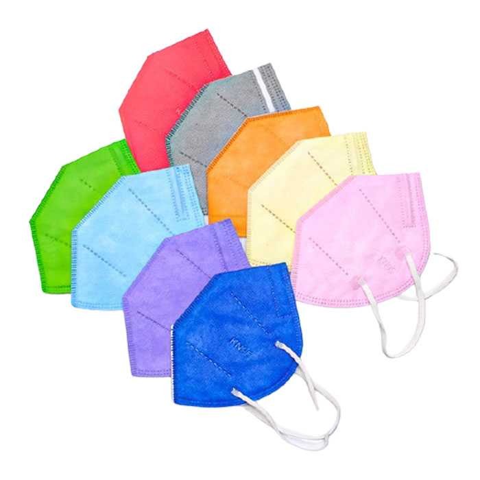 Careion Masker Kn95 Rainbow Warna Warni 5 Ply Isi 10Pcs N95 Viral Fyp