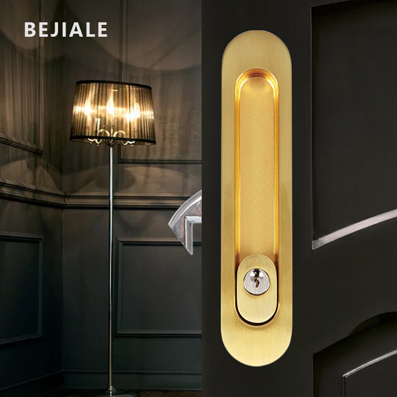 Sliding Door Bathroom Hook Lock Household Kitchen Balcony Sliding Door Sliding Lock With Key