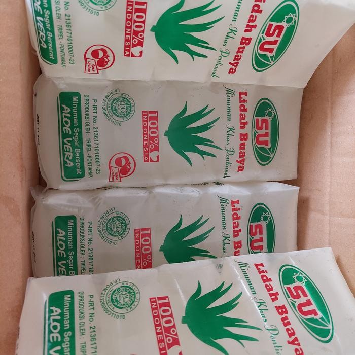 

Minuman Lidah Buaya Khas Pontianak Ready Per Dus Isi 4 Pack X 1250 Gr