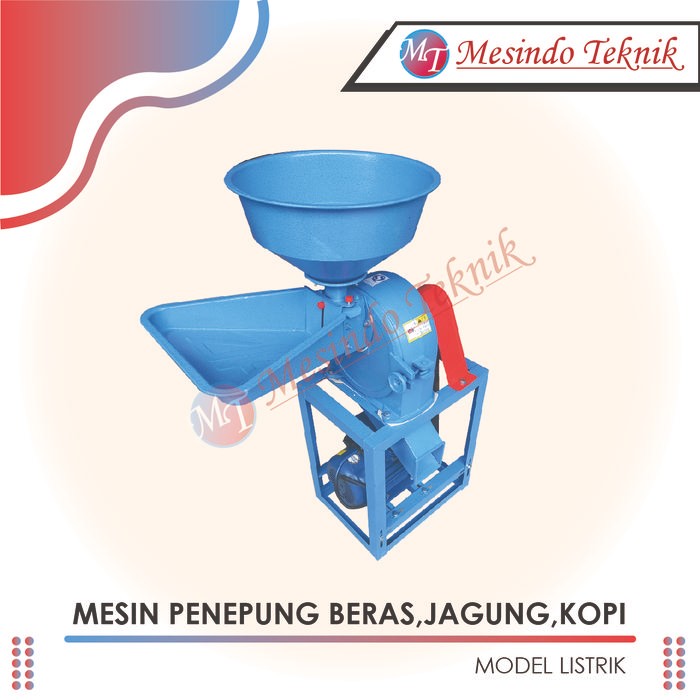 Mesin Penepung Tipe F 26 untuk Beras, Kopi, Jag Model Listrik
