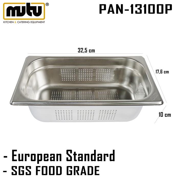 food pan Peniris Makanan 1/3 Mutu PAN-13100P