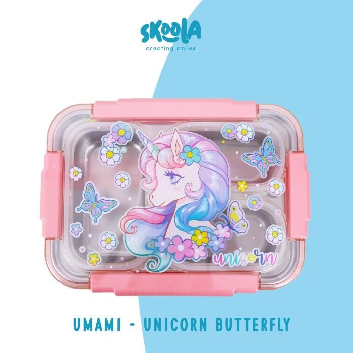 

(Expert) Skoola Kotak Bekal Lunch Box Stainless Steel Anak Unisex Lucu - Umami