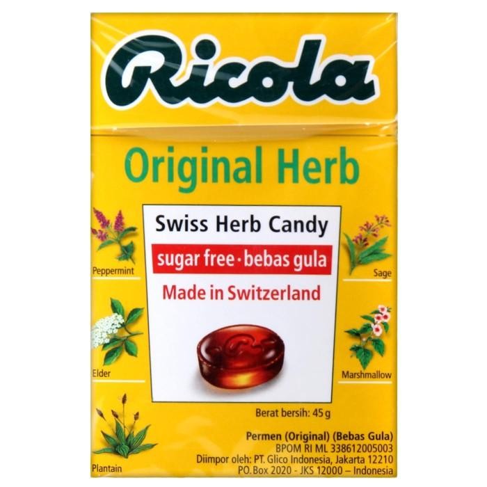 

(Allthebest) Permen Ricola Original Herb 45 gr