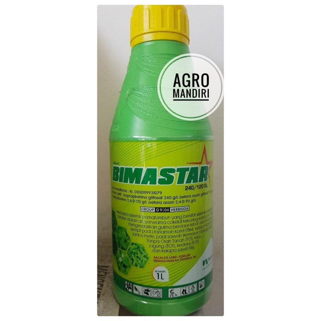 Bimastar 240/120 Sl 1 Liter Herbisida Racun Rumput Dan Alang-Alang Terlaris