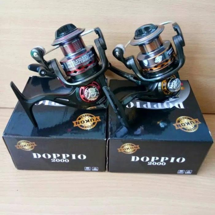 REEL SPINNING YUKON DOPPIO 1000 2000 3000 REEL SPOOL ALUMINIUM MURAH