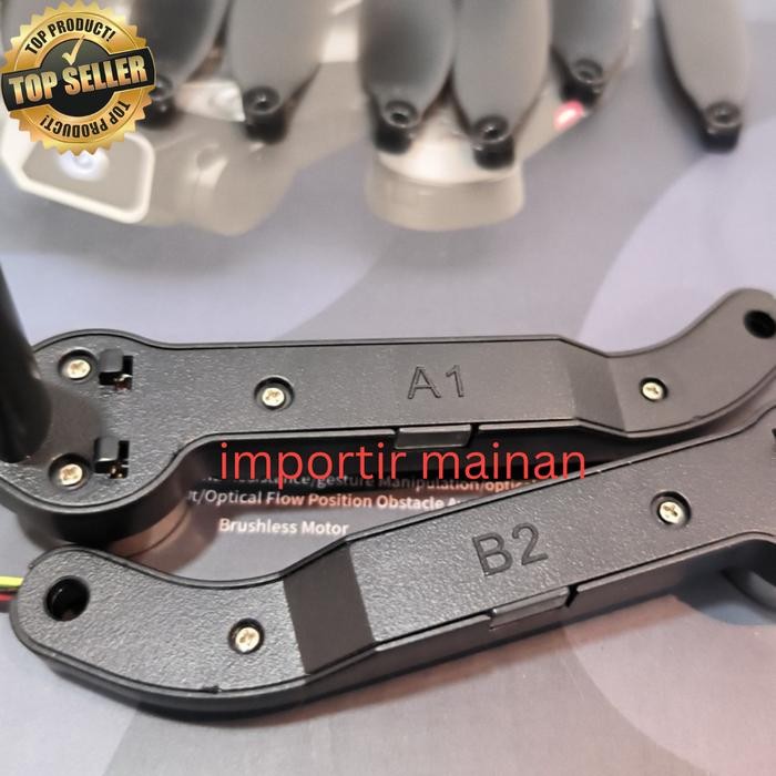 PART DRONE LU20 PRO BATERAI 3.7V 2000MAH MOTOR ARM PROPELLER DLL