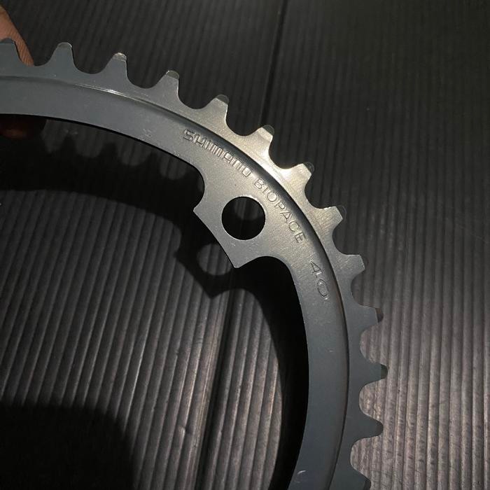 CHAINRING SHIMANO BIOPACE 40T BCD 130 OVAL - VIA JAPAN SERI 105