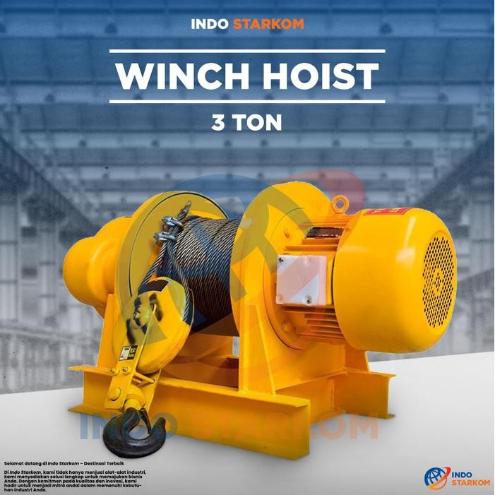 Electric Winch Hoist 3 Ton Katrol Elektrik 3Ton