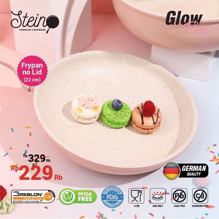 Stein Steincookware Glow Pan Satuan Wok Saucepan Frypan Glowpan