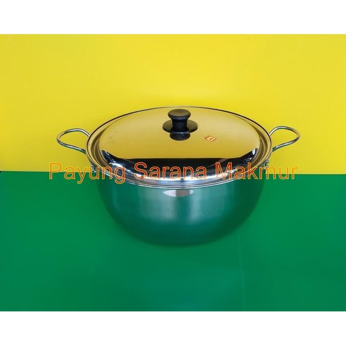 Panci Stainless Maspion 40 Cm / Panci Rebus / Masak / Panci Maspion