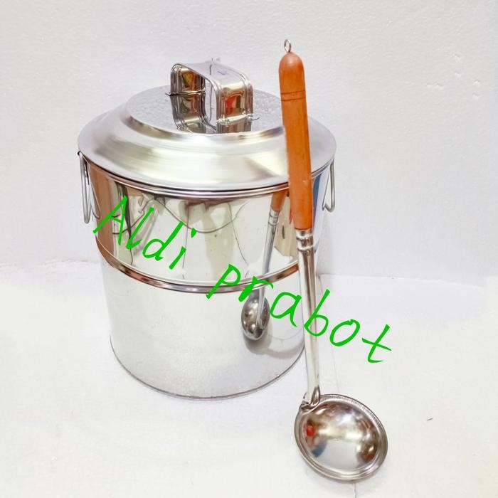 Dandang Bakso Stenlis 24 Cm/Langseng Bakso/Panci Bakso Stenlis