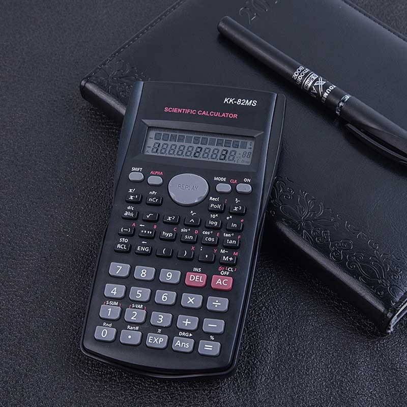 

Portable KK-82MS-B School Student 240 Functions Calculator 12 Digits Display Scientific Calculator