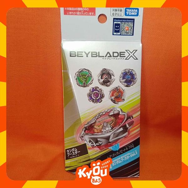 

[RANDOM] BEYBLADE X UX-05 BX-31 RANDOM BOOSTER SHINOBI SHADOW SELECT & VOL.3