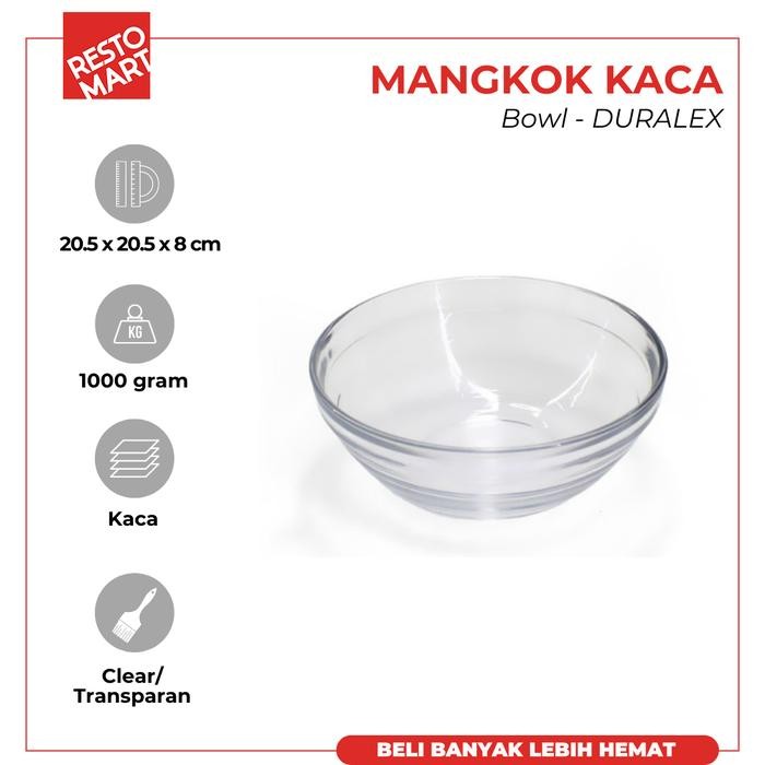 Mangkok / Bowl DURALEX Kaca (2063119)