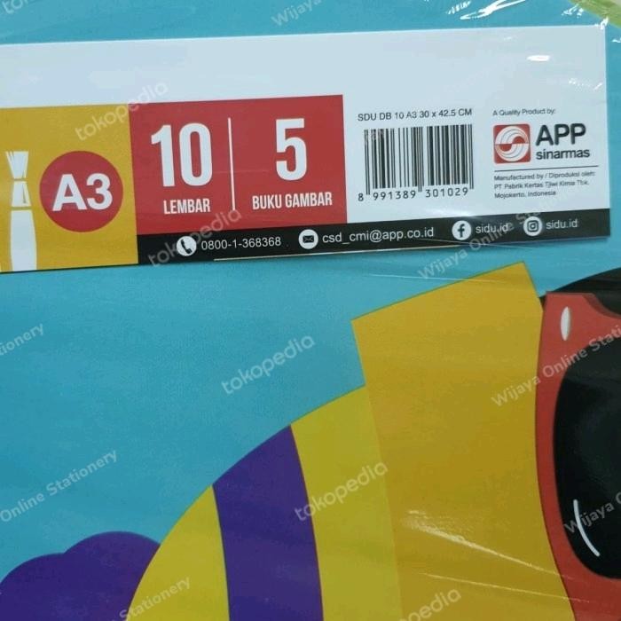 

BUKU GAMBAR SIDU A3 (5 PC) KODE 262