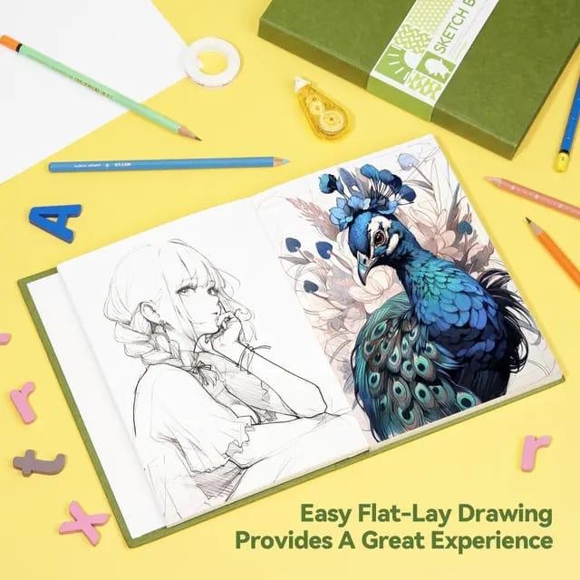 

ARRTX SKETCH BOOK HARDCOVER A5 180GSM 60LEMBAR ASP-03A5 KODE 1280