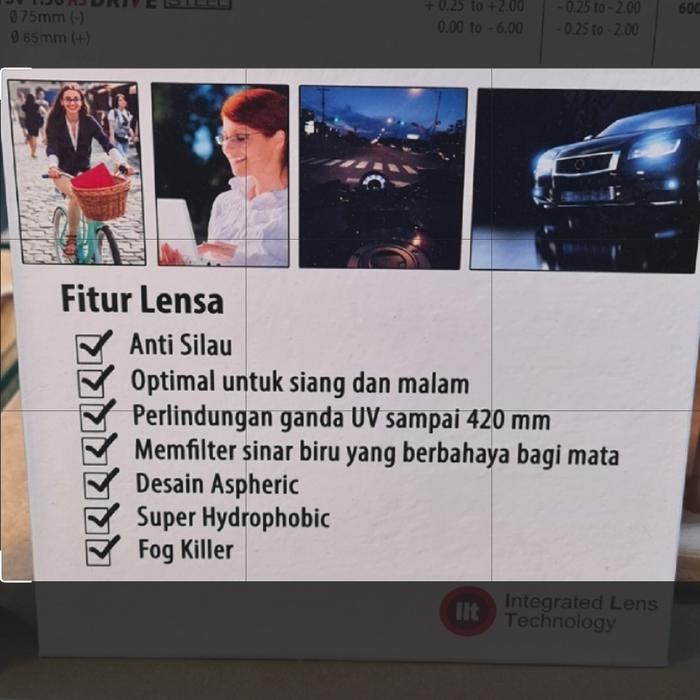 LENSA KACAMATA ILT NIKKEI DRIVE STEEL ANTI SILAU FSV ORIGINAL KODE 77