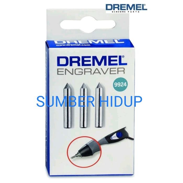 Diskon Dremel 9924 Carbide Engraving Point Mata Grafir Gravir Ukir Dremel 290