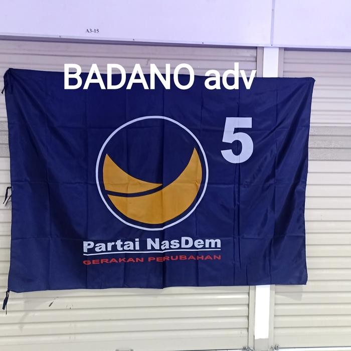 

Terlaris bendera partai nasdem uk 150 x 225 cm SALE