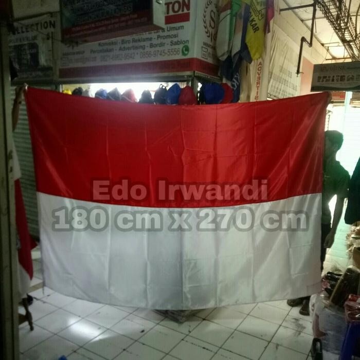 

Terlaris Bendera Merah Putih Ukuran 180 cm x 270 cm Berkualitas Ready Stock SALE