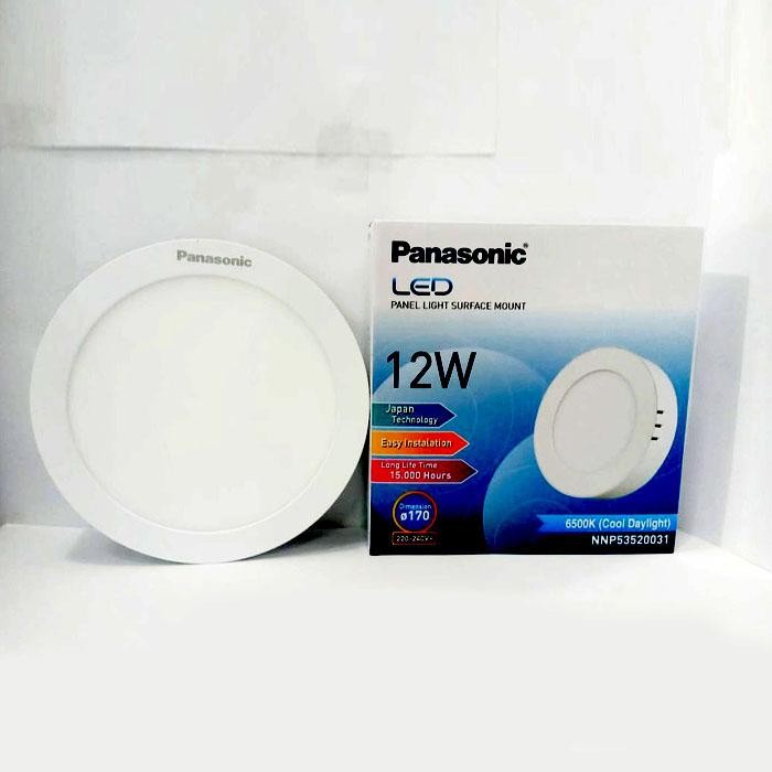 Panasonic Downlight LED Neo Slim Outbow / Tempel 12 Watt Bulat