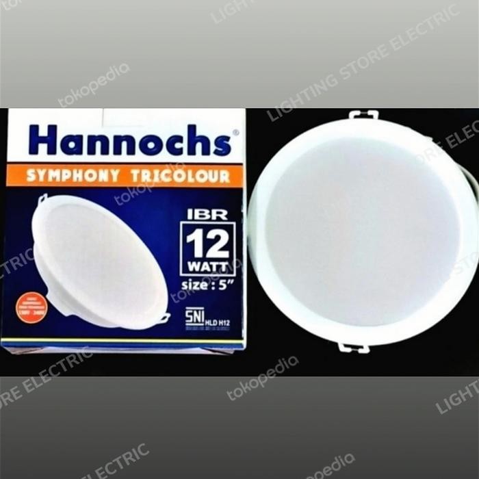 HANNOCHS DOWNLIGHT LED SYMPHONY TRICOLOUR IBR 12WATT