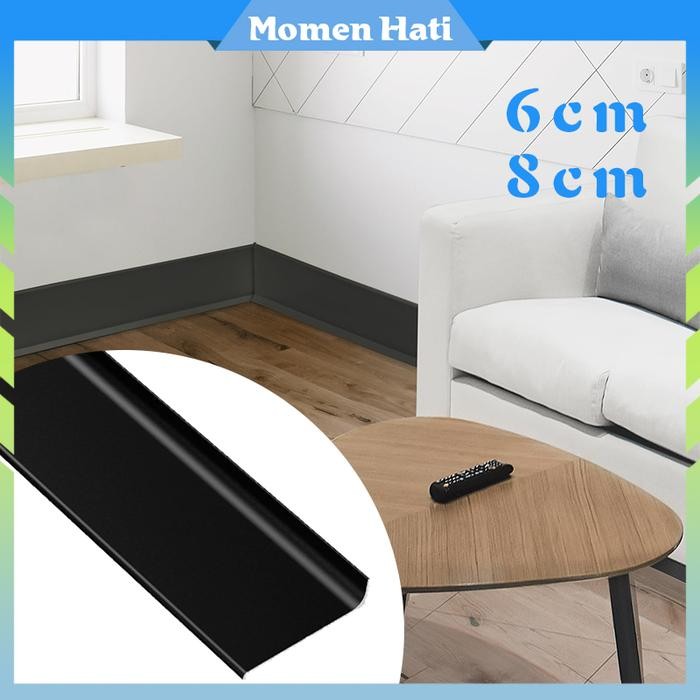 1m Plin Aluminium Plin Skirting Plint Skirting Lis Sudut Dinding
