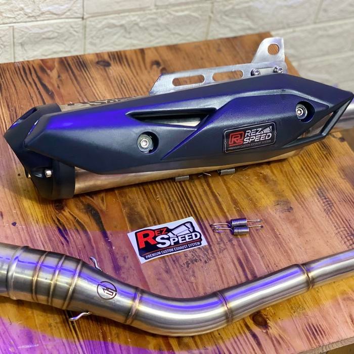 PREMIUM Knalpot Rez Speed Tipe Standar Racing Silencer Fullsystem Aerox Vario
