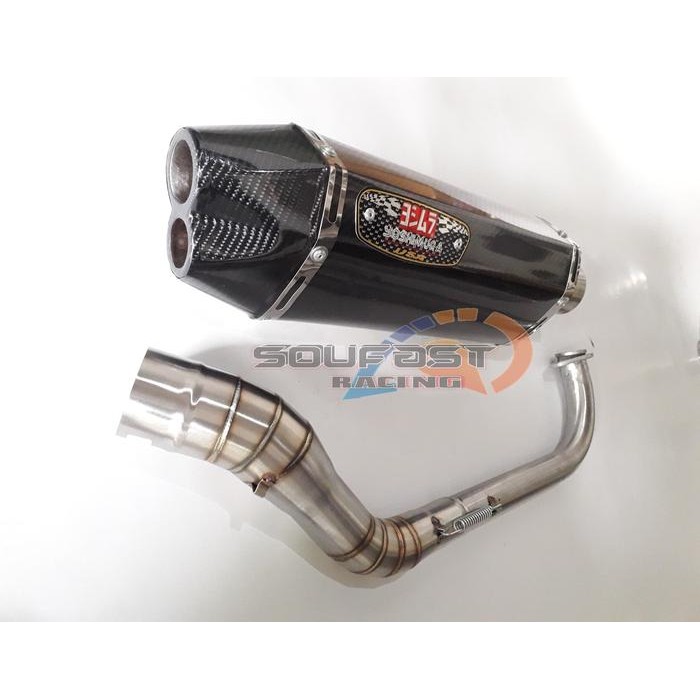 PREMIUM Knalpot Racing Nmax Fullsystem Yoshimura R77 2lubang