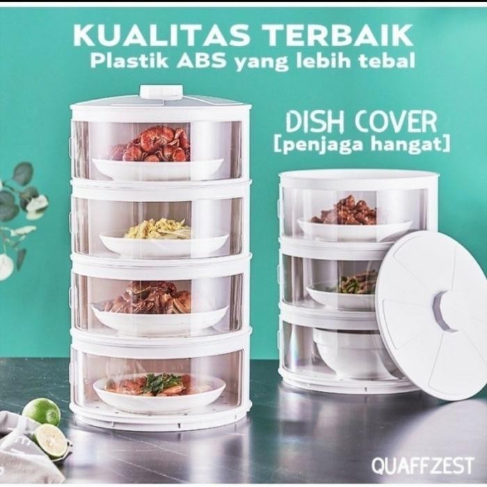 PREMIUM TUDUNG SAJI 4 SUSUN/TEMPAT PENYIMPANAN MAKANAN/RAK 4 SUSUN MAKANAN