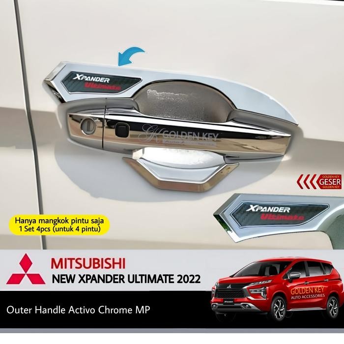 PREMIUM Outer Handle New Xpander Ultimate 2022 Mangkok Pintu Activo Chrome MP