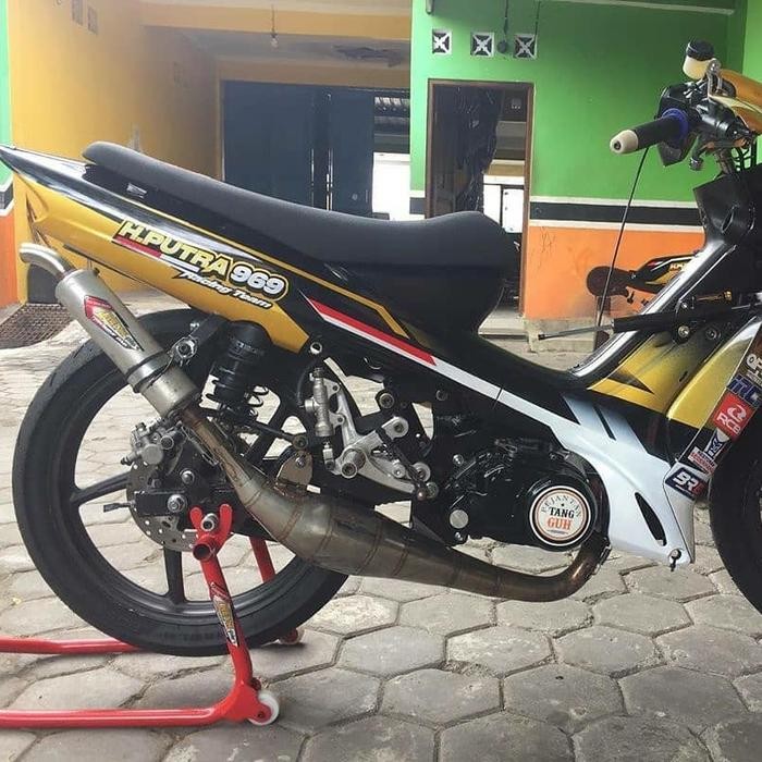 PREMIUM knalpot creampie FIZR underbound stainless original racing jogja