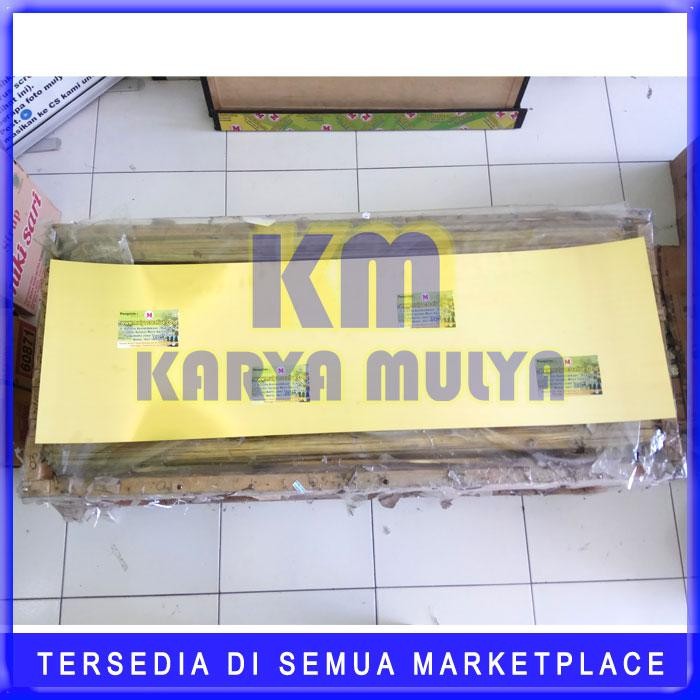 PREMIUM Plat Kuningan Lembaran Ukuran 120cm X 36.5cm Tebal 0.3mm - Karya Mulya