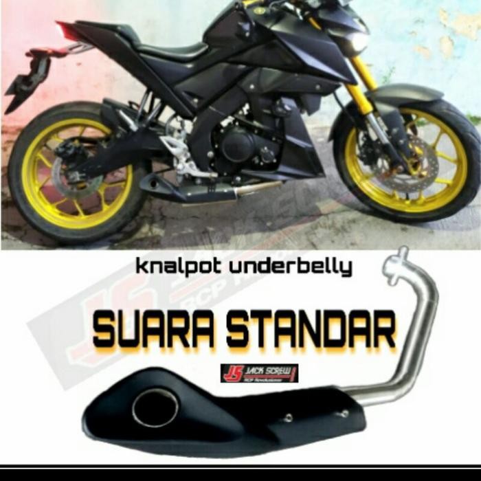 PREMIUM knalpot racing UnderbellyMT15 XabreCBR XSR155 R15 Vixion suara standar