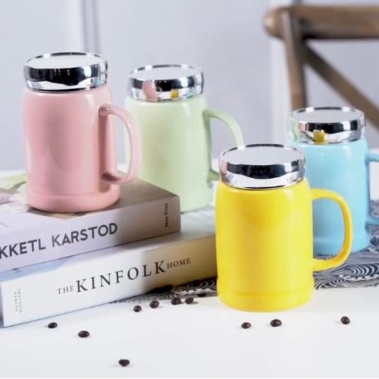 HOT SALE Mug Gelas Thermos Keramik 500ml