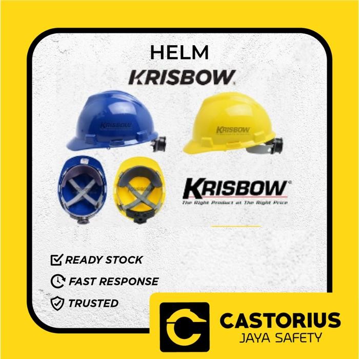 Helm Safety Helm Proyek Helm KRISBOW Helm Proyek KRISBOW Original
