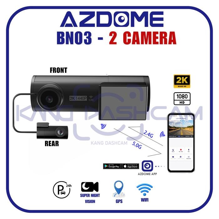 Azdome BN03 WiFi SuperCapacitor Car Dashcam Dash Camera Mobil