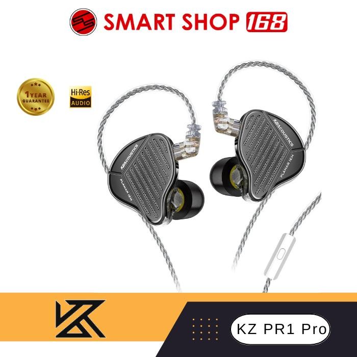 KZ PR1 Pro Planar In-ear Earphone with Mic - Gray