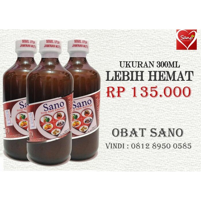 

Sirup Hebral Sano 300ml Original