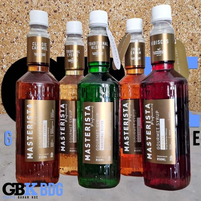 

All Variant Gourmet Syrup (Sirup) Masterista 850 ml