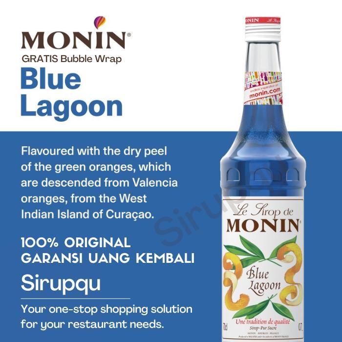 

MONIN Blue Curacao Blue Lagoon Syrup 70 CL 700 mL