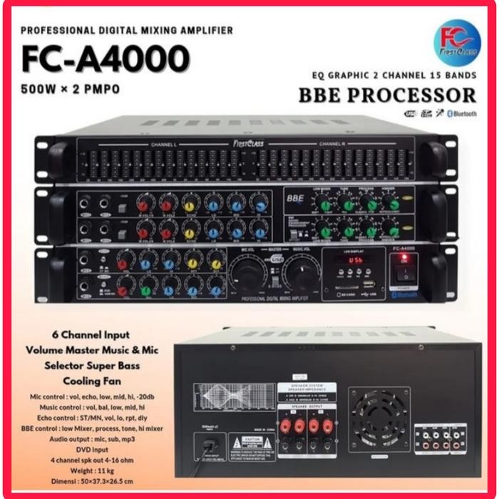 Power amplifier karaoke Firstclass fc-a4000
