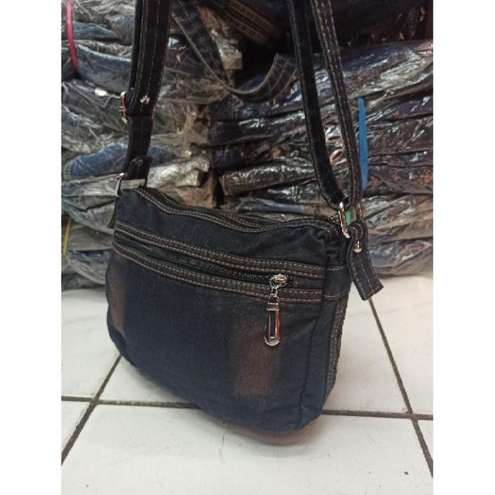 Tas Selempang Wanita Bahan Jeans Denim - Tas Selempang - Tas Gaul