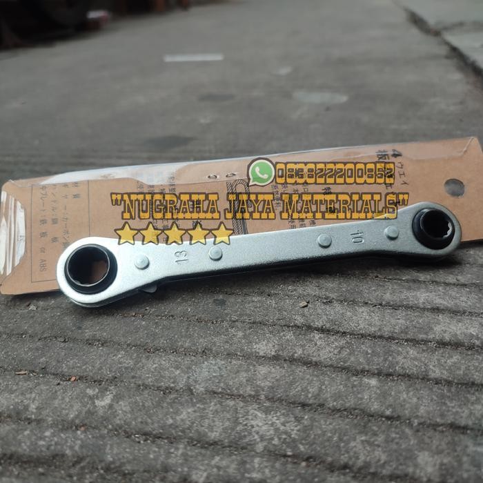 Menarik Opt Kunci Ratchet 10,12,13,14 Mm Kunci Ring Ganda