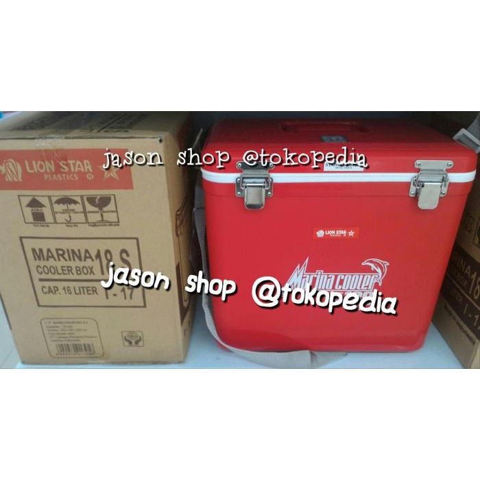 Marina cooler box 18 S (16 Liter)/Cooler box marina lion star 18 S Kode 1280