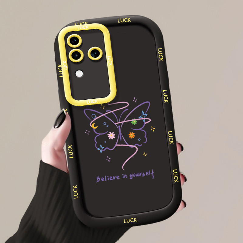 Casing Hp untuk VIVO V30 5G V30 Pro 5G Case Casing HP Softcase Puff Kasing ponsel Drop silikon tahan